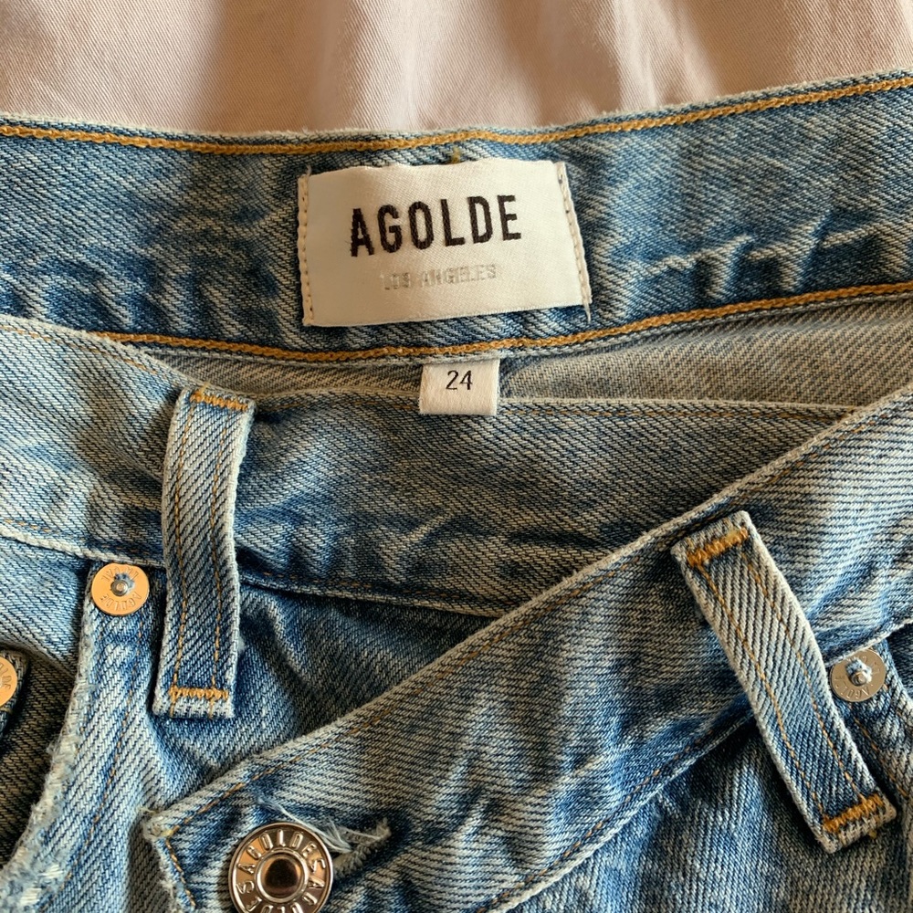 AGOLDE CRISS CROSS JEANS